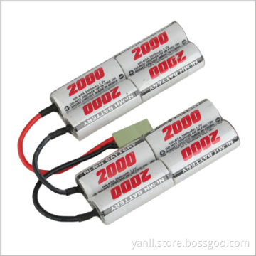 9.6V 2000mAh Airsoft Gun Battery